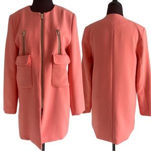 METAPHOR Orange Coral 3/4 Jacket